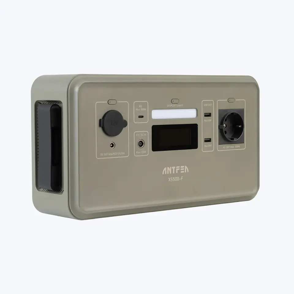 Antfea XS500F Taşınabilir Güç Sistemi - Gri 500W Mini Yeşil