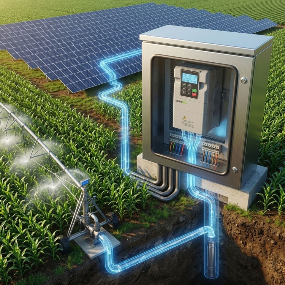 Solinved 1.5 kW 2 HP Trifaze Solar Pompa Sürücü-750v