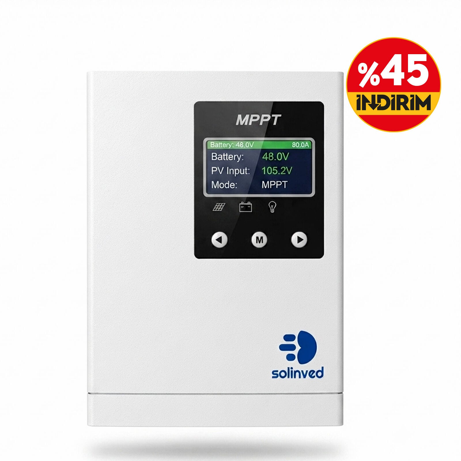 Solinved 80A MPPT Şarj Kontrol Cihazı 12V/24V/48V