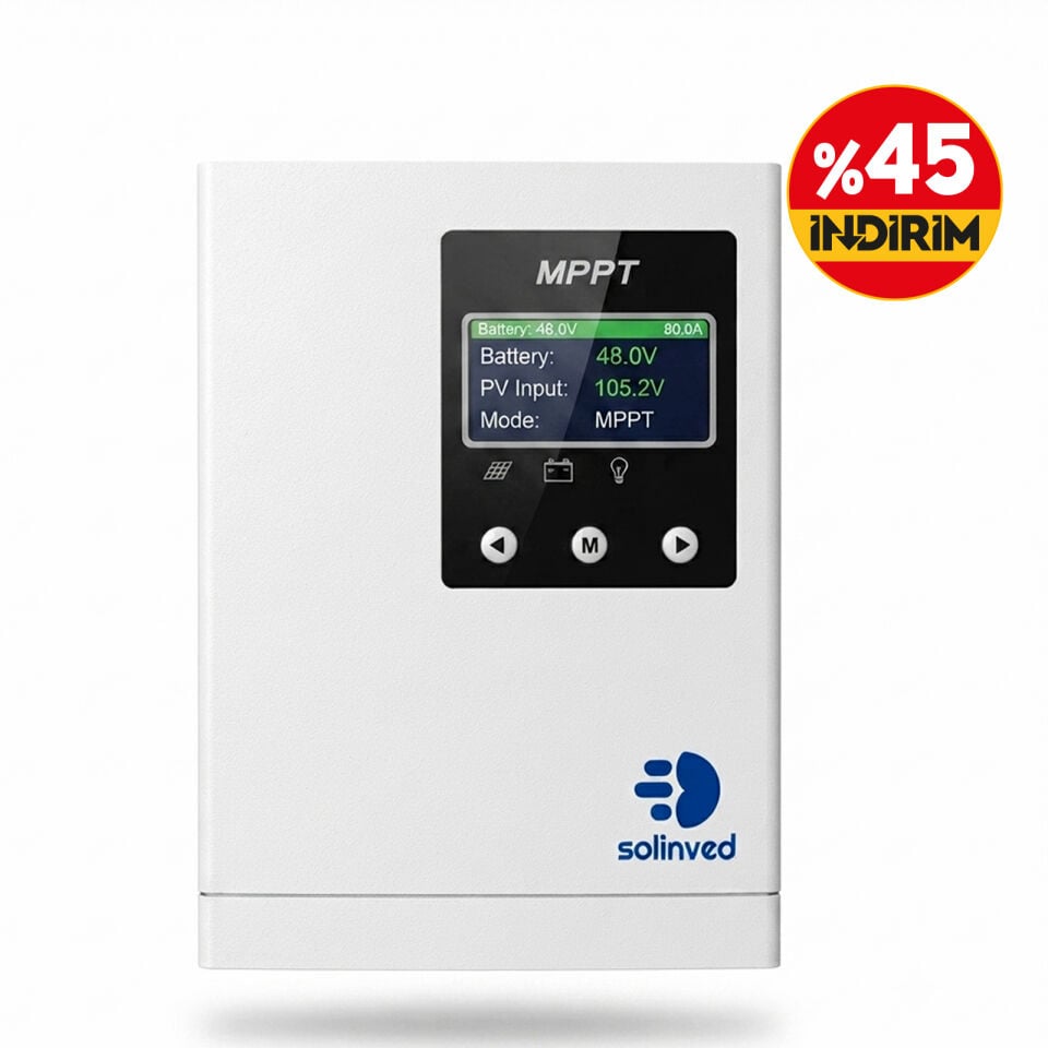 Solinved 80A MPPT Şarj Kontrol Cihazı 12V/24V/48V