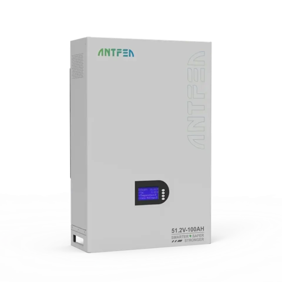 ANTFEA 51.2V (48V) 100 Ah 5.12 kwh LiFePo4 Duvar Tipi Batarya