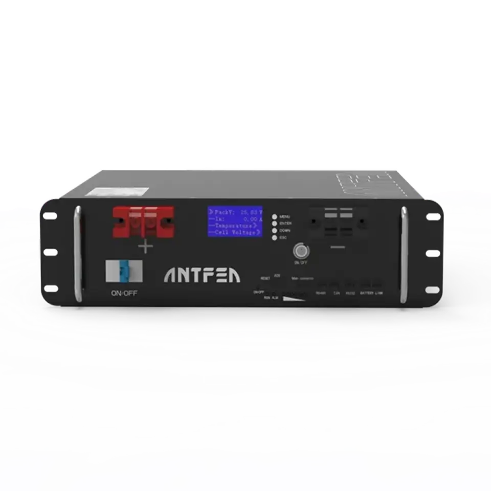 ANTFEA 51.2V (48V) 100Ah 5.12 kwh LiFePo4 Lityum Rack Batarya