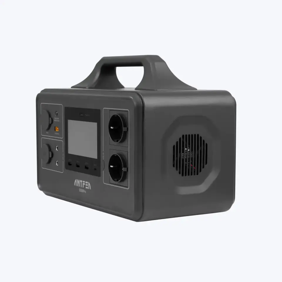 Antfea S500Pro 500W Taşınabilir Güç Sistemi + 100W Güneş Paneli + 5M Bağlantı Kablosu