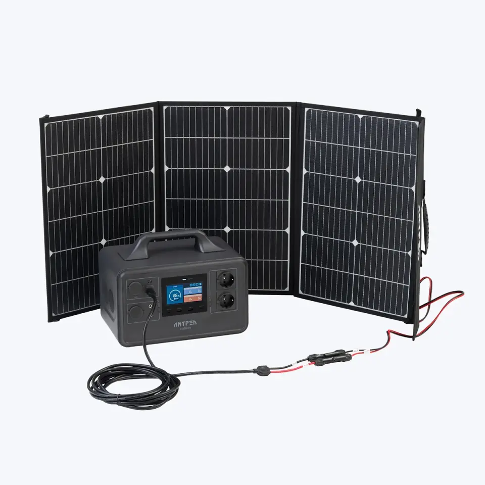 Antfea S1000Pro Taşınabilir Güç Sistemi 1000W + 100W Taşınabilir Güneş Paneli Seti