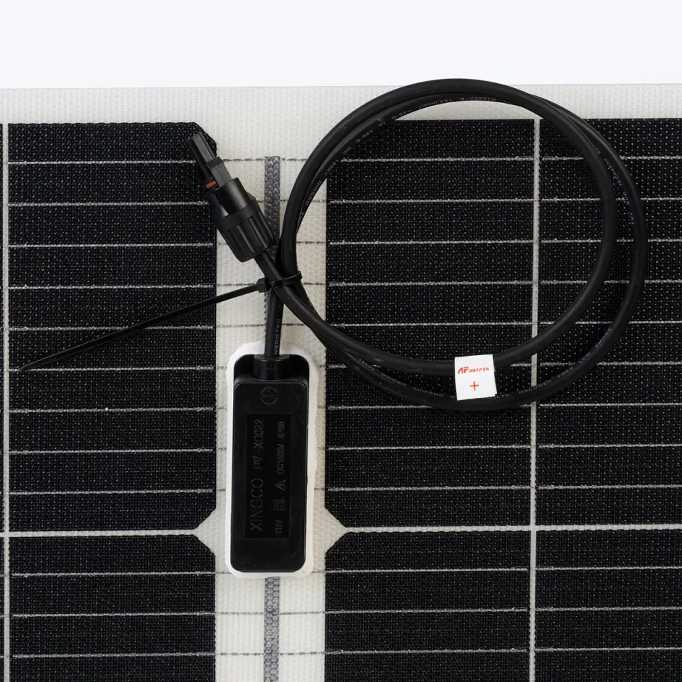 ANTFEA 12.8V (12V) 300Ah ABS Lityum Akü Akıllı Ekran Bluetooth LiFePo4 + Antfea 350W Esnek Güneş Paneli