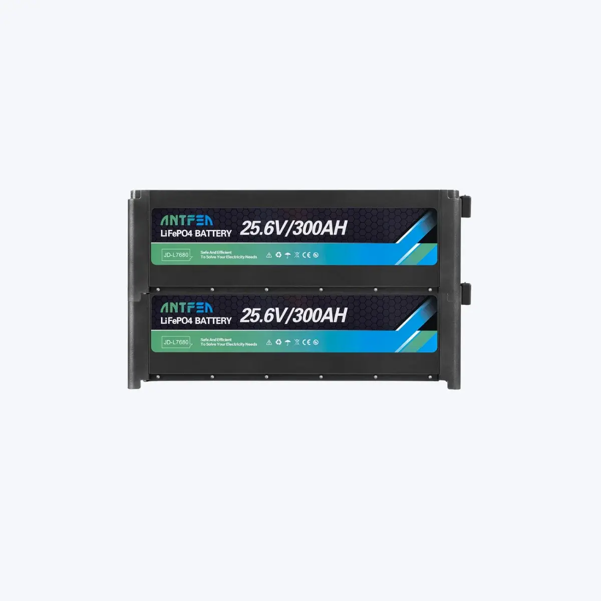 Antfea L7680 25.6V (24V) 300Ah İstiflenebilir Lityum Akü LiFePO4 – 2 Adet