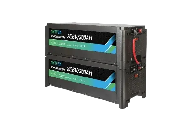Antfea L7680 25.6V (24V) 300Ah İstiflenebilir Lityum Akü LiFePO4 – 2 Adet