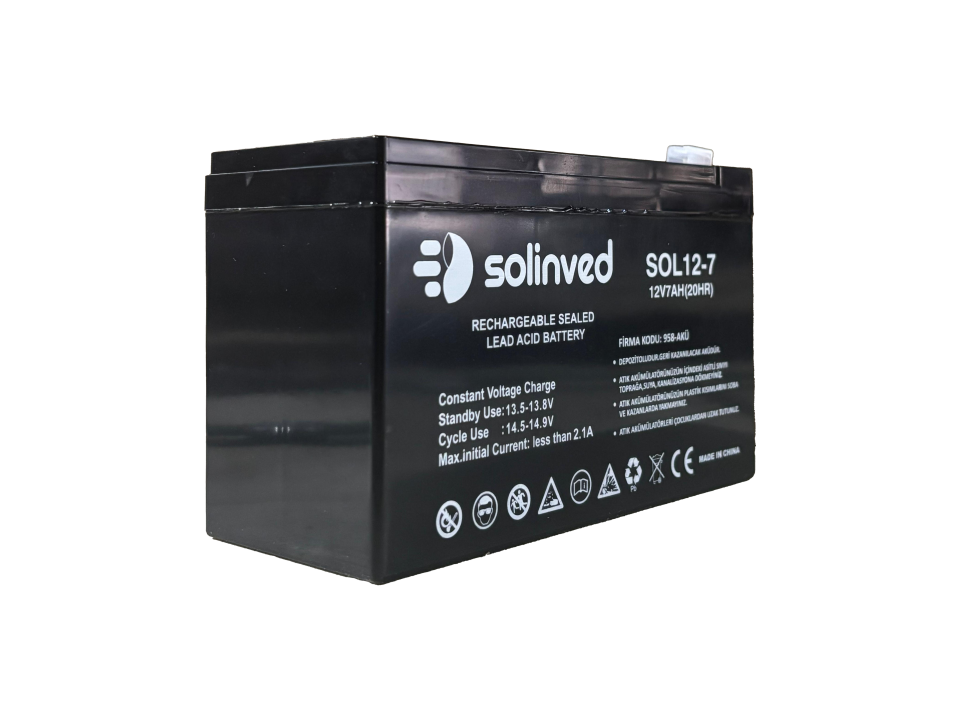 12V 7AH Ups Ve Alarm Aküsü