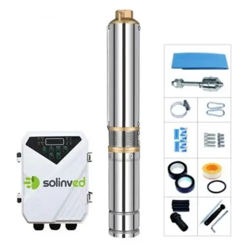 Premium DC Pompa 4 İnç 110 Volt 1500 Watt 6.5 Ton HMAX: 135 mt Outlet: 1,25