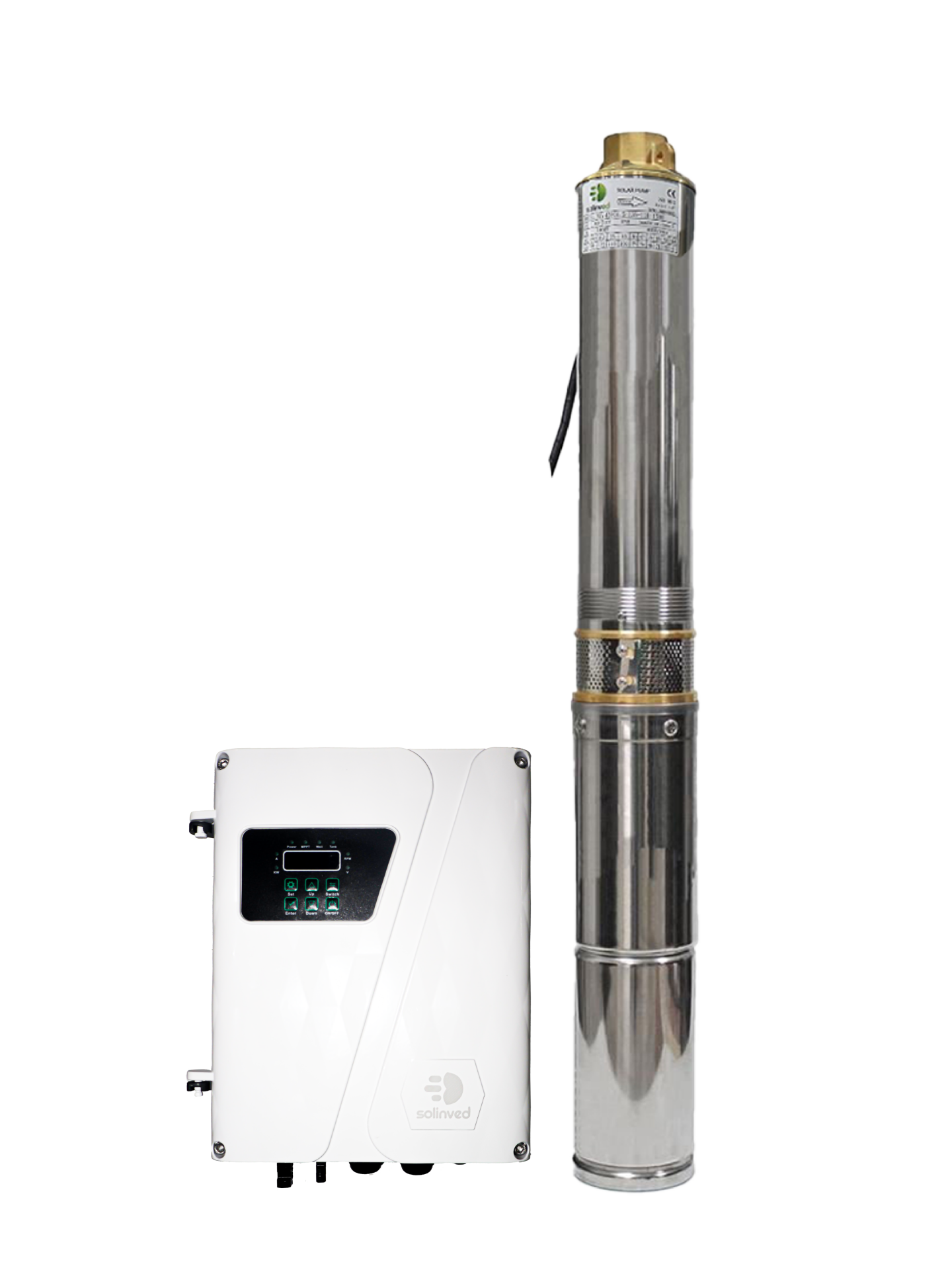 AC-DC Pompa 4 İnç 4000 Watt 22 Ton HMAX: 98 mt Outlet: 2