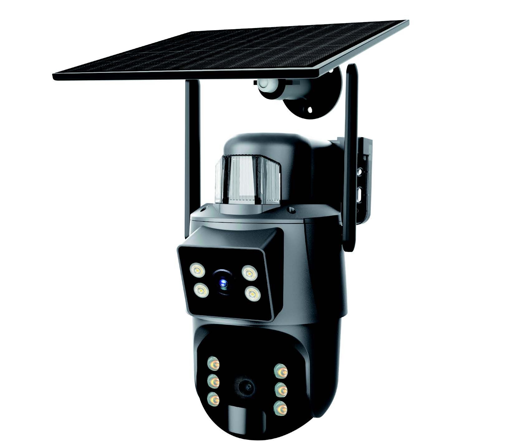 Solinved Çift Lensli Güneş Enerjili PTZ HD Kamera - CM 09