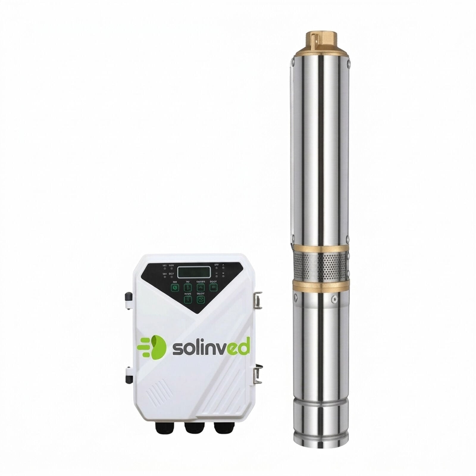 Solinved AC-DC Pompa 4 İnç 2200 Watt 22 Ton HMAX: 70 mt Outlet: 2