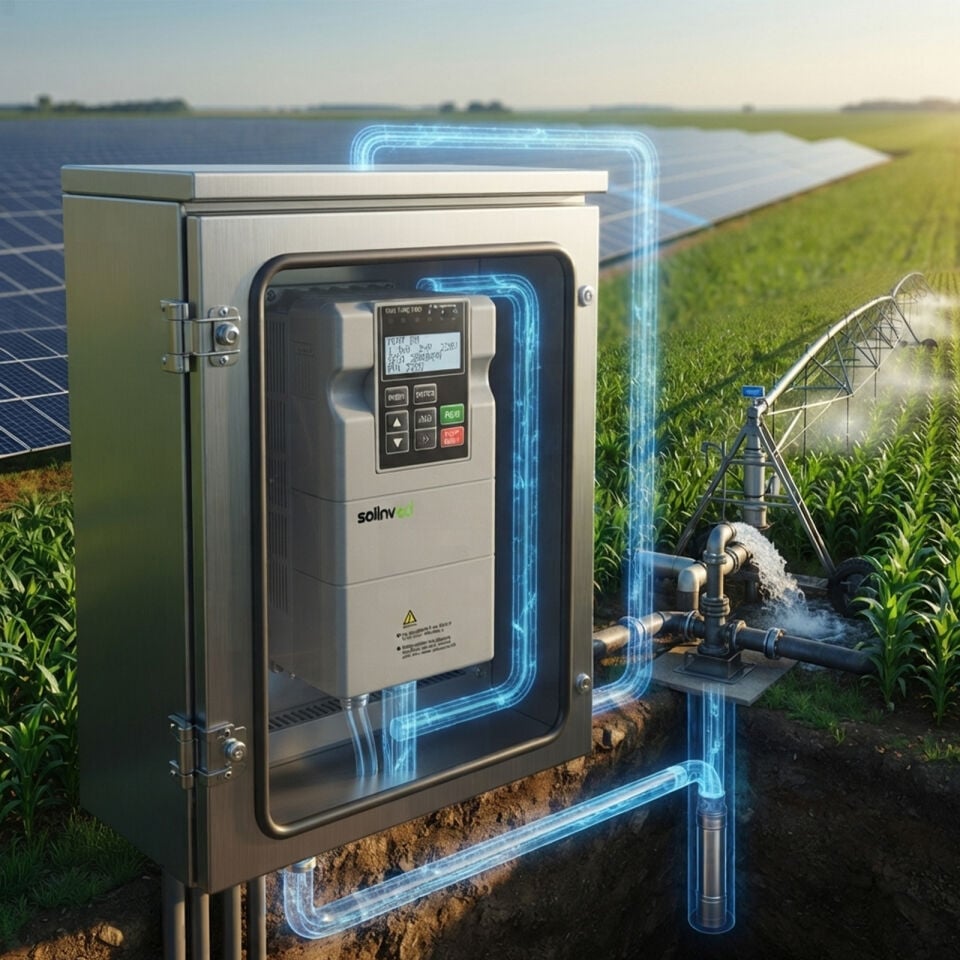 Solinved 1.5 kW 2 HP Monofaze (1x220) Solar Pompa Sürücü