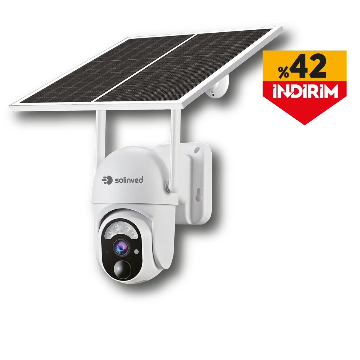 Solinved Güneş Enerjili Akıllı PTZ 4G Kamera – CM 04
