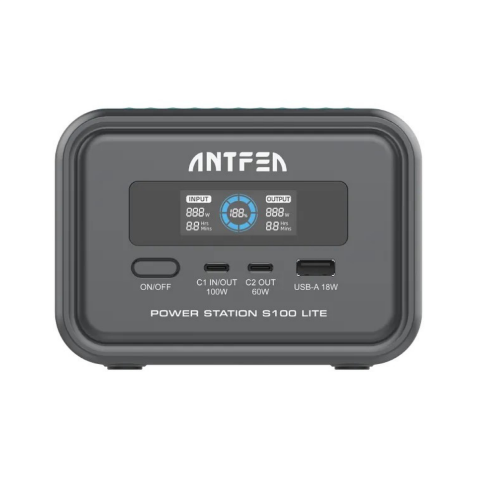 ANTFEA S100 Lite Taşınabilir Güç Sistemi 99W Güneş Paneli Uyumlu