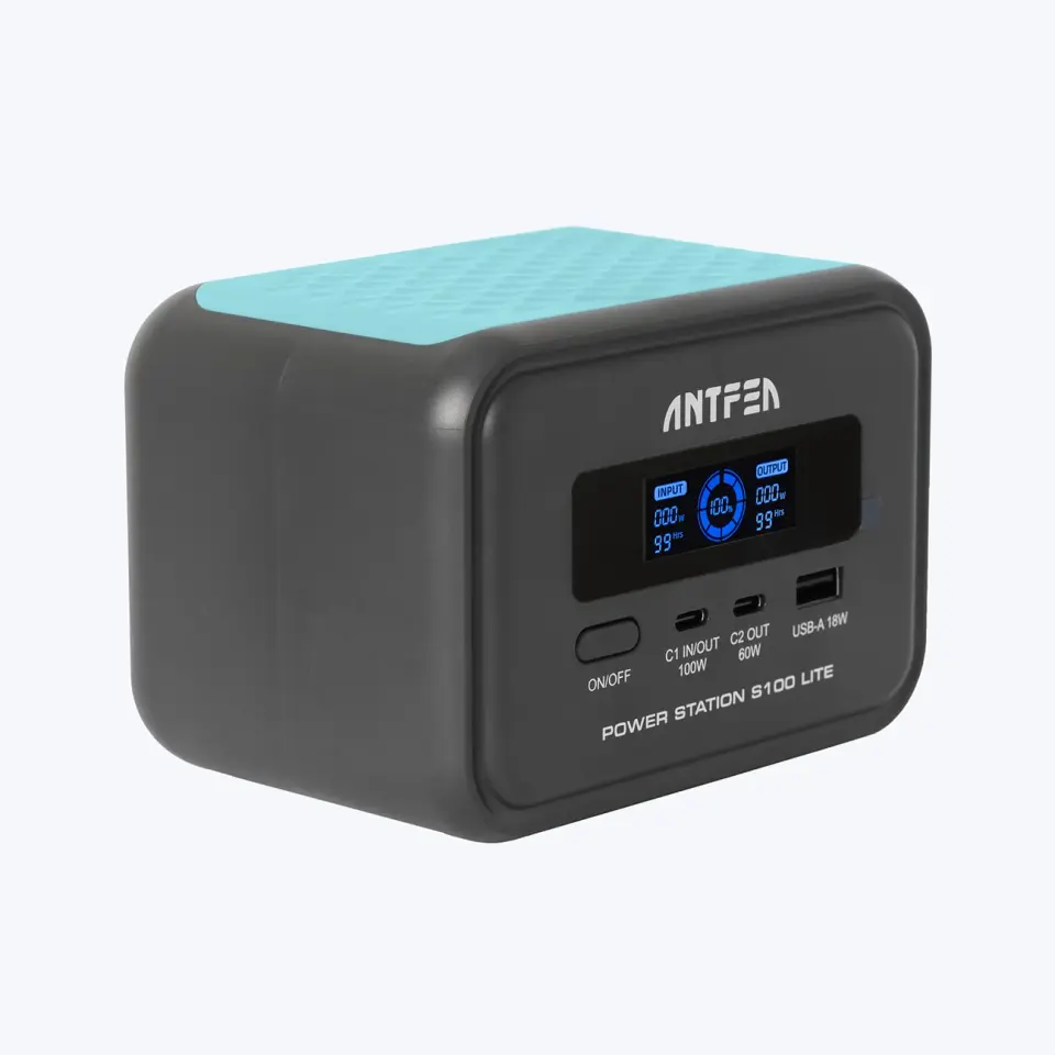 ANTFEA S100 Lite Taşınabilir Güç Sistemi 99W Güneş Paneli Uyumlu