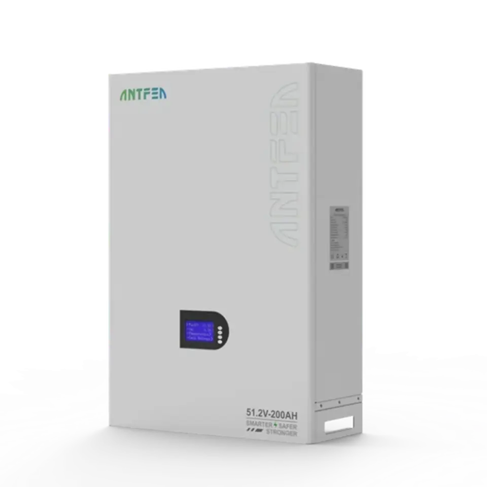 ANTFEA 51.2V 200Ah LiFePo4 Lityum Duvar Tipi Batarya