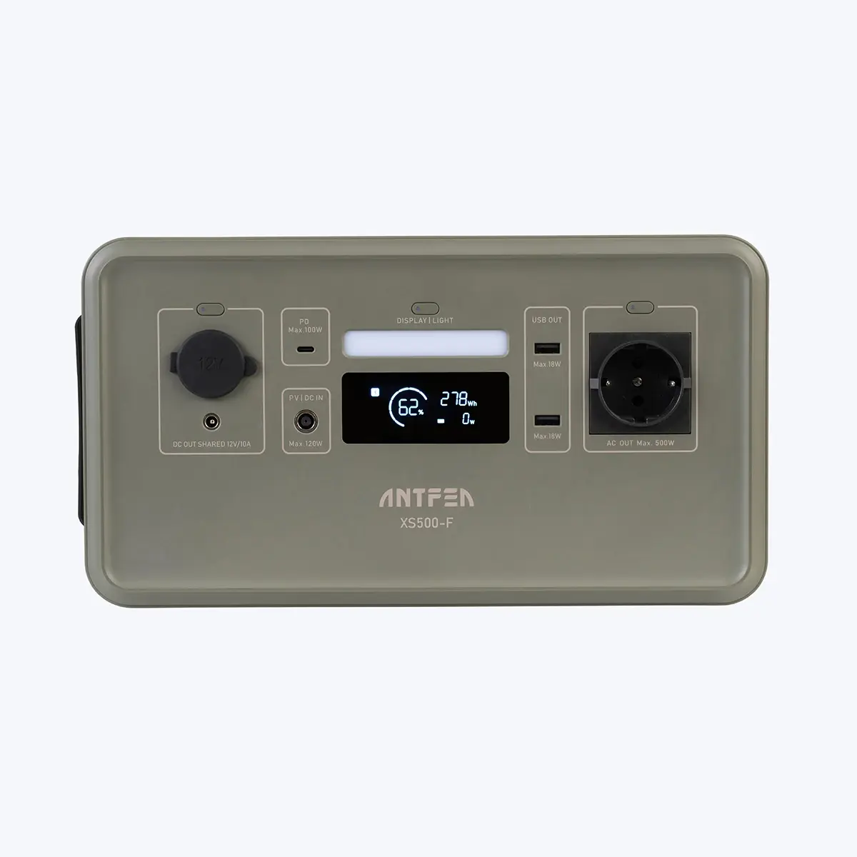 Antfea XS500F Taşınabilir Güç Sistemi 500W Mini Yeşil
