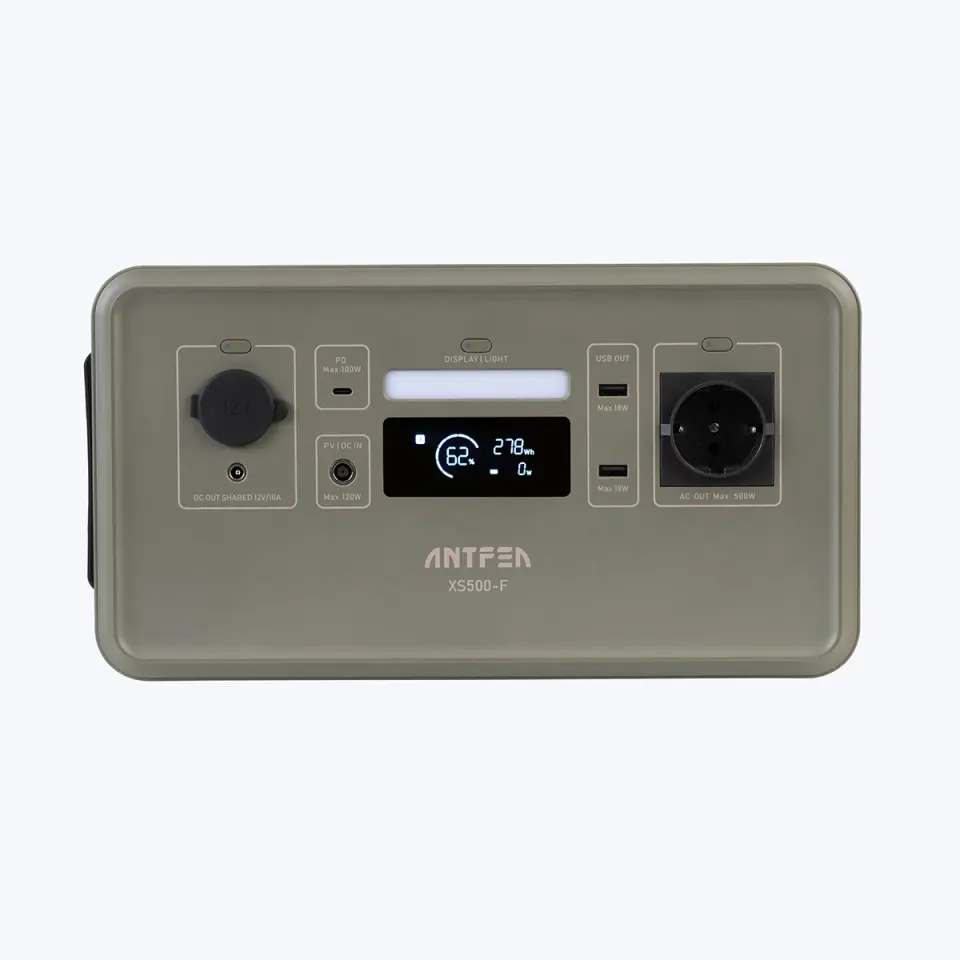 Antfea XS500F Taşınabilir Güç Sistemi 500W Mini Yeşil