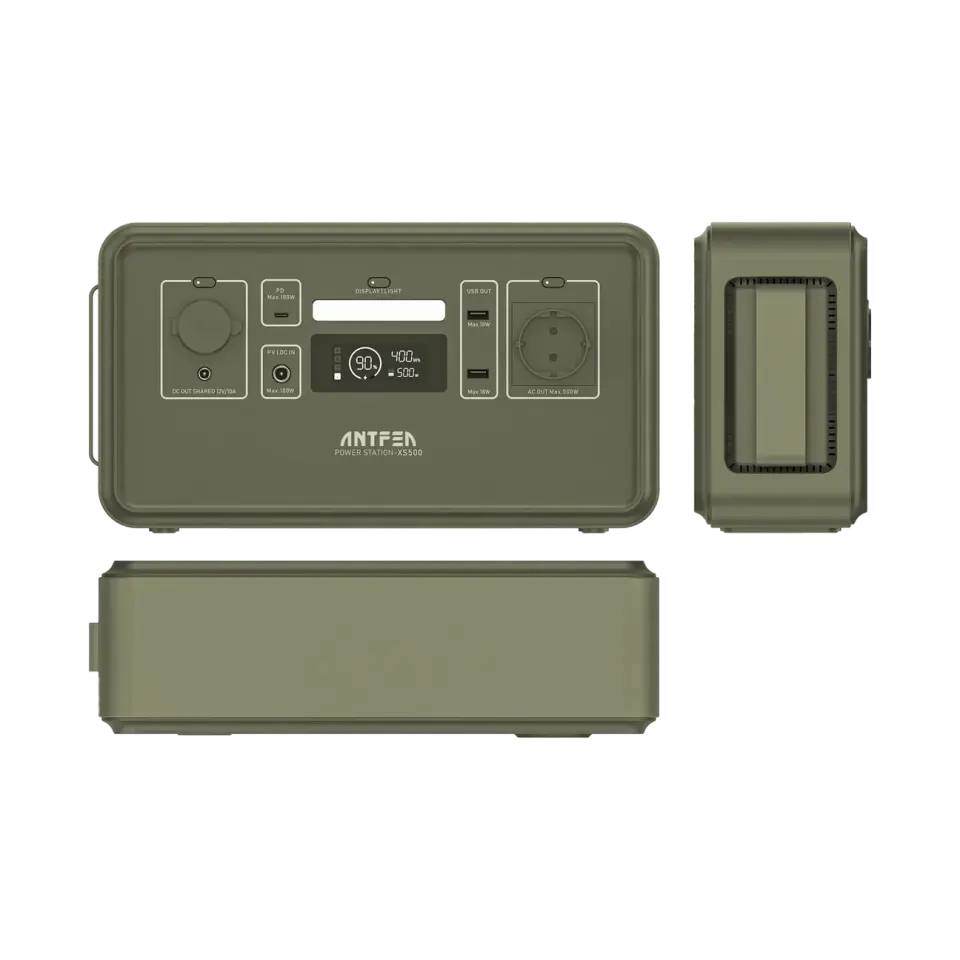 Antfea XS500F Taşınabilir Güç Sistemi 500W Mini Yeşil