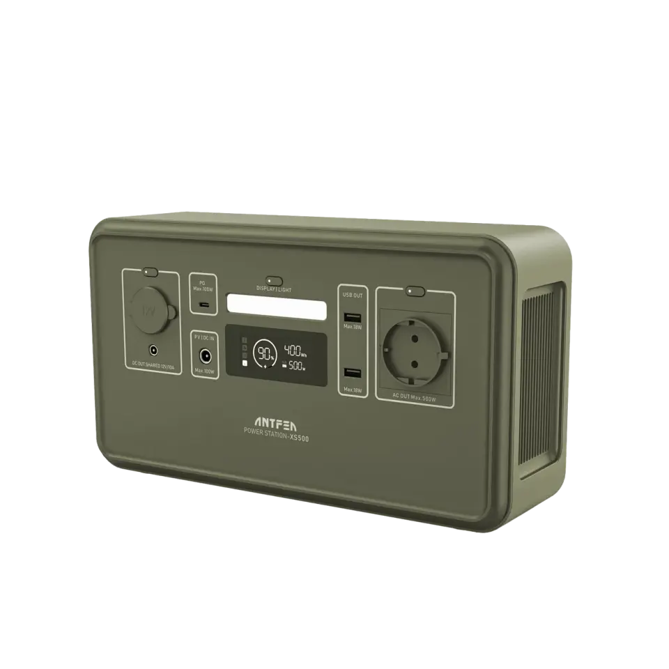 Antfea XS500F Taşınabilir Güç Sistemi 500W Mini Yeşil