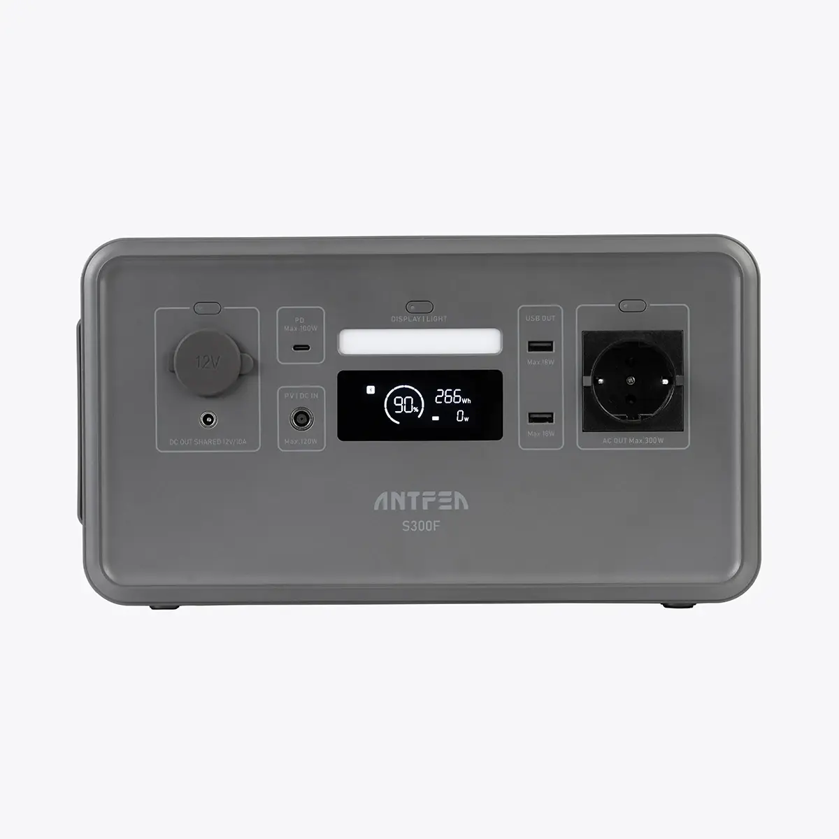 Antfea S300 Taşınabilir Güç Sistemi Gri 300W Mini