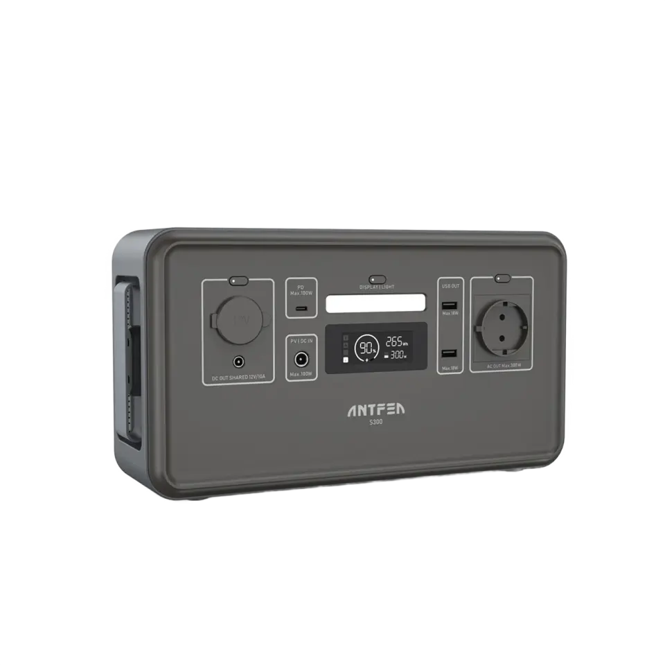 Antfea S300 Taşınabilir Güç Sistemi Gri 300W Mini