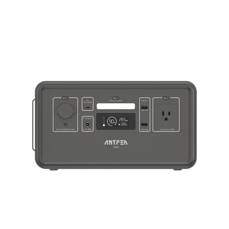 Antfea S300 Taşınabilir Güç Sistemi Gri 300W Mini