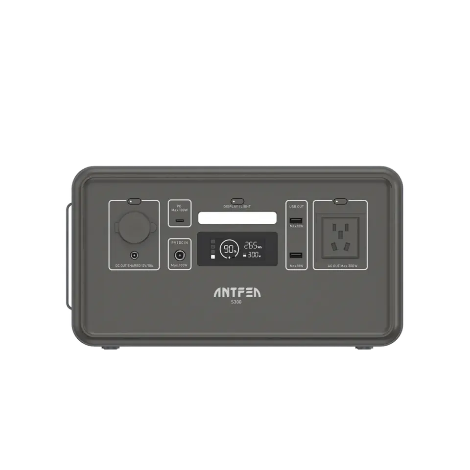 Antfea S300 Taşınabilir Güç Sistemi Gri 300W Mini