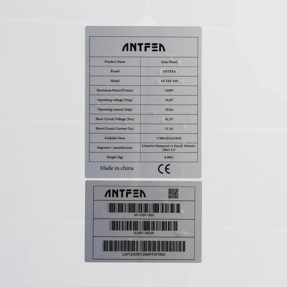 Antfea 350W Esnek Güneş Paneli