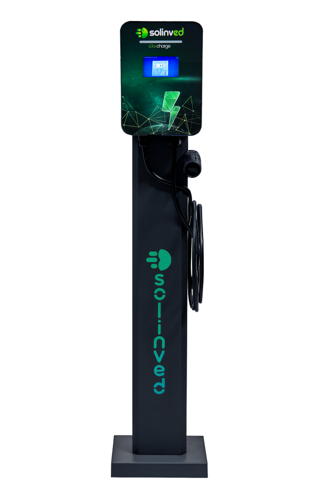 Solinved AC 22 KW OCPP ANGORA MODEL Elektrikli Araç Şarj İstasyonu