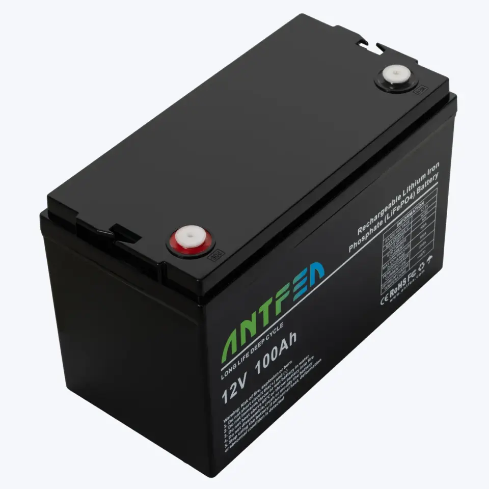 Antfea 12.8V 100Ah ABS Lityum Akü LiFePO4