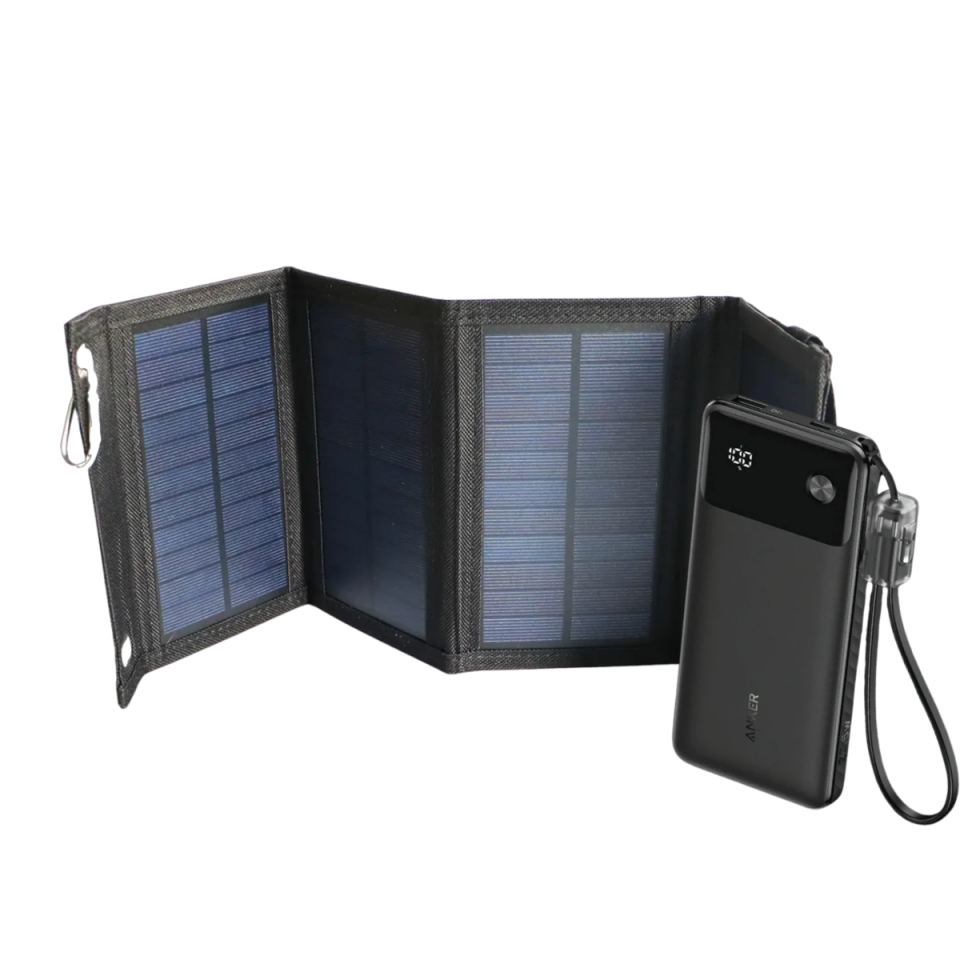 Solar Şarj Seti (Anker 10K 22,5W Powerbank+Antfea 6W Güneş Paneli)